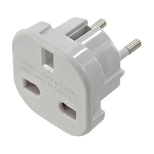 Αντάπτορας Ταξιδιού Power Plug Adapter UK -> EU 