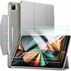 Θήκη Τάμπλετ ESR Ascend Flip Cover για Apple iPad Pro 12.9 (2021-2022) - Air 13”” (2024-2025) με Tempered Glass Screen Protector  - Grey