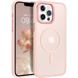 Θήκη Σιλικόνης Orso Focus με Magsafe για iPhone 13 Pro Max - Pink