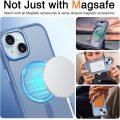 Θήκη Σιλικόνης Orso Focus Magsafe για iPhone 14/13 - Blue