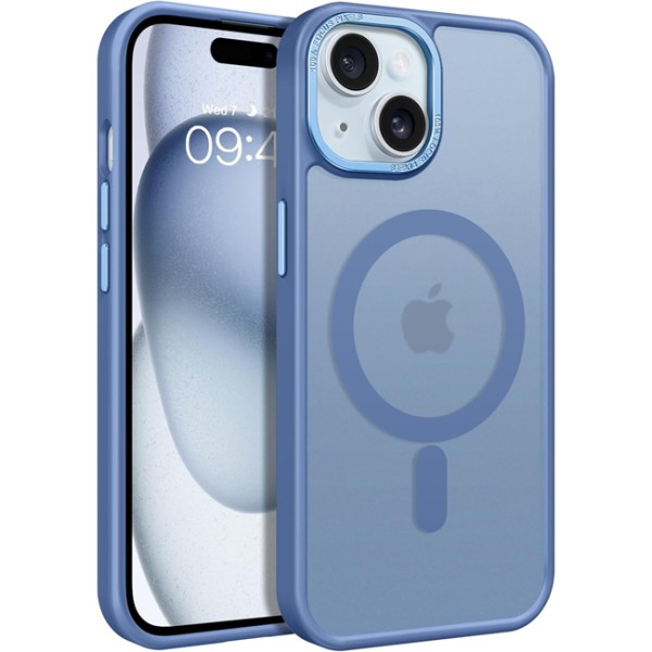 Θήκη Σιλικόνης Orso Focus Magsafe για iPhone 14/13 - Blue