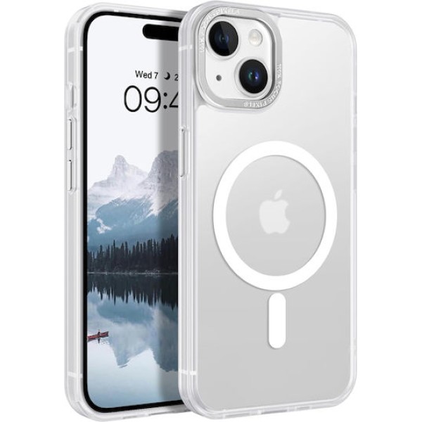 Θήκη Σιλικόνης Orso Focus Magsafe iPhone 14/13 - Frosted Clear