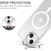 Θήκη Σιλικόνης Orso Focus Magsafe iPhone 14/13 - Frosted Clear
