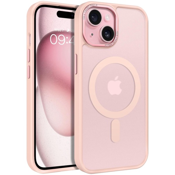 Θήκη Σιλικόνης Orso με Magsafe για iPhone 14/13 - Pink