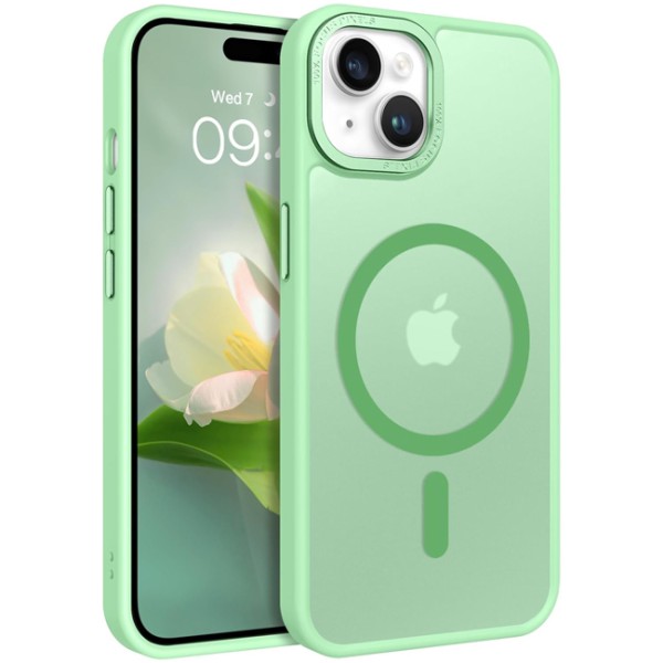 Θήκη Σιλικόνης Orso Focus Magsafe για iPhone 14/13 - Spring Green