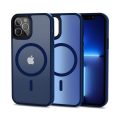 Θήκη Σιλικόνης Tech-Protect Magmat MagSafe για iPhone 12/12 Pro - Matte Navy