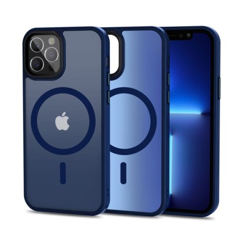 Θήκη Σιλικόνης Tech-Protect Magmat MagSafe για iPhone 12/12 Pro - Matte Navy