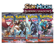 Pokémon TCG: Sun & Moon – Burning Shadows Art Set (4 Boosters)