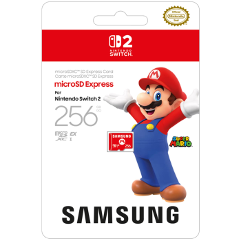 Samsung microSD Express Card for Nitendo Switch 2 - 256GB