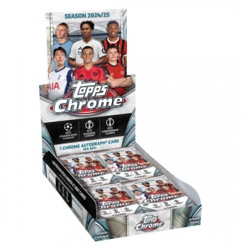  Topps: Chrome -  Uefa Club Competitions 24/25 - Hobby Box 