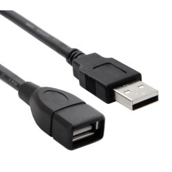 Καλώδιο Επέκτασης Powertech USB 2.0 USB-A male σε USB-A female 1.5m - Black