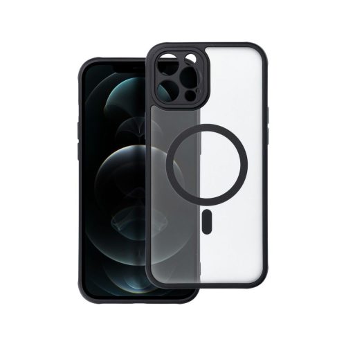 Θήκη Σιλικόνης Matte Mag Cover με MagSafe για iPhone 12 Pro Max - Matte Black