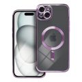 Θήκη Σιλικόνης Tech-Protect Magshine με Magsafe για Apple iPhone 15 Plus - Deep Purple