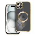 Θήκη Σιλικόνης Tech-Protect Magshine με Magsafe για Apple iPhone 15 Plus - Gold