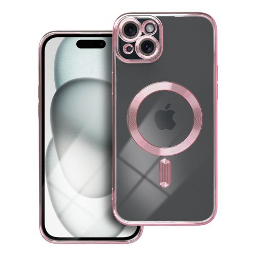 Θήκη Σιλικόνης Tech-Protect Magshine με Magsafe για Apple iPhone 15 Plus - Rose Gold