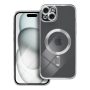 Θήκη Σιλικόνης Tech-Protect Magshine με Magsafe για Apple iPhone 15 Plus - Silver