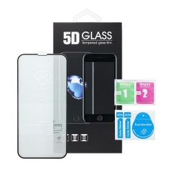 Tempered Glass 5D Full Cover Full Glue για Apple iPhone 15 Pro - Black