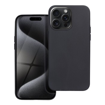 Θήκη Σιλικόνης Matte case για iPhone 15 Pro Max - Black