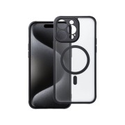 Θήκη Σιλικόνης Matte case με Magsafe για iPhone 15 Pro Max - Matte Black