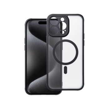 Θήκη Σιλικόνης Matte case με Magsafe για iPhone 15 Pro Max - Matte Black