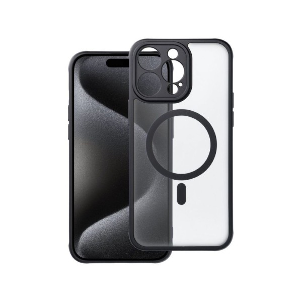 Θήκη Σιλικόνης Matte case με Magsafe για iPhone 15 Pro Max - Matte Black
