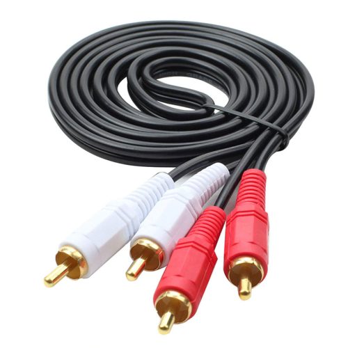 Καλώδιο Powertech 2*RCA (Male) σε 2*RCA (Male) 1.5m - Black