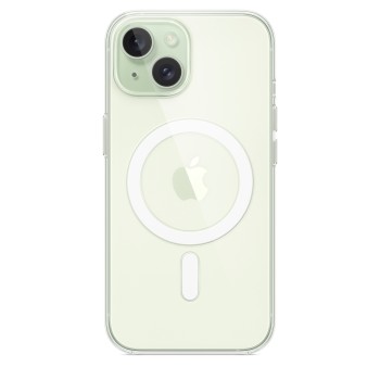 Θήκη Σιλικόνης Apple με Magsafe για Apple iPhone 15 - Clear