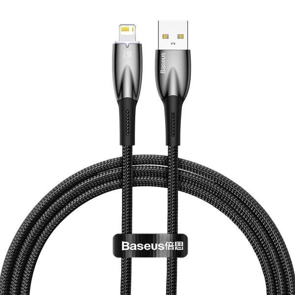 Καλώδιο Φόρτισης Baseus Glimmer Series cable από USB σε Lightning 1m - Black