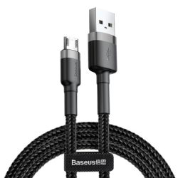 Καλώδιο Φόρτισης Baseus Cafule USB to Micro USB Braided cable 2m - Black