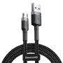 Καλώδιο Φόρτισης Baseus Cafule USB to Micro USB Braided cable 1m - Black