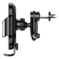 Βάση αυτοκινήτου Baseus Qi Light Electric Gravity Car Mount με Ασύρματο Φορτιστή - Black 