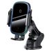 Βάση αυτοκινήτου Baseus Qi Light Electric Gravity Car Mount με Ασύρματο Φορτιστή - Black 