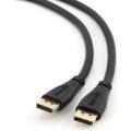 Cablexpert Καλώδιο DisplayPort male σε DisplayPort male 1.8m - Black 