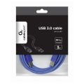 Καλώδιο Cablexpert USB Type-A σε USB Type-B, 3m - Blue