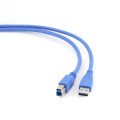 Καλώδιο Cablexpert USB Type-A σε USB Type-B, 3m - Blue