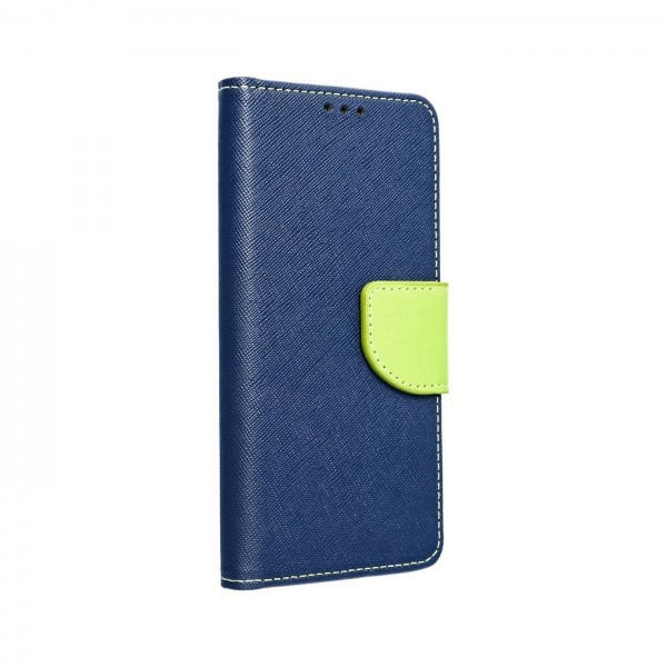 Θήκη Πορτοφόλι Canvas Holster για Samsung Galaxy S23 - Navy Blue / Lime