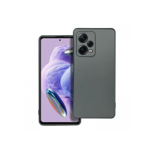 Θήκη Σιλικόνης METALLIC για Xiaomi Redmi Note 12 Pro+ 5G - Grey