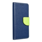 Θήκη Fancy Book για Samsung Galaxy A34 5G - Navy Blue/Lime