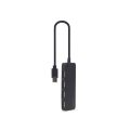 Gembird Hub Type-C με 4 Θύρες USB-A 2.0 - Black