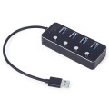 Gembird Hub με 4 Θύρες USB-A 3.1 - Black