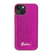 Θήκη Σιλικόνης Guess Sequin Script Logo για Apple iPhone 13 - Magenta