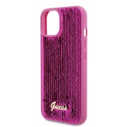 Θήκη Σιλικόνης Guess Sequin Script Logo για Apple iPhone 13 - Magenta