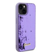 Θήκη Σιλικόνης Guess Sequin Script Logo για Apple iPhone 13 - Purple