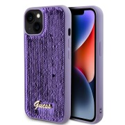 Θήκη Σιλικόνης Guess Sequin Script Logo για Apple iPhone 13 - Purple