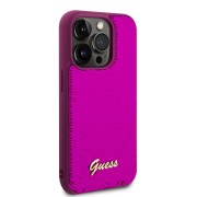 Θήκη Σιλικόνης Guess Sequin Script Logo για iPhone 14 Pro Max - Magenta