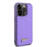 Θήκη Σιλικόνης Guess Sequin Script Logo για iPhone 14 Pro Max - Purple