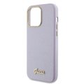 Θήκη Σιλικόνης Guess Glitter Full Wrapped για iPhone 15 Pro Max - Lilac