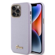 Θήκη Σιλικόνης Guess Glitter Full Wrapped για iPhone 15 Pro Max - Lilac