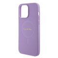Θήκη Σιλικόνης Guess Saffiano MagSafe για iPhone 15 Pro Max - Purple