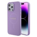 Θήκη Σιλικόνης Guess Saffiano MagSafe για iPhone 15 Pro Max - Purple